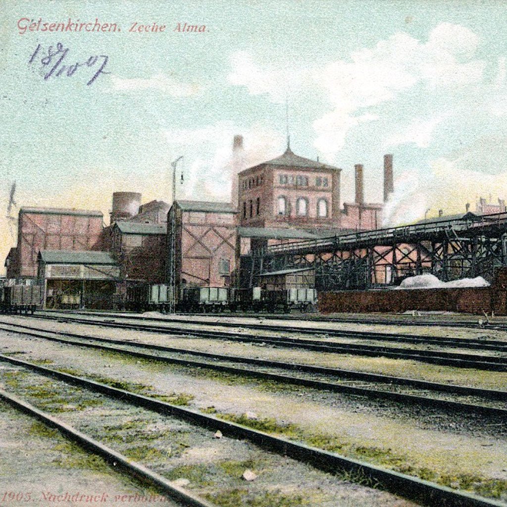 2/14 - Flutlicht Stehtisch "Zeche Alma"